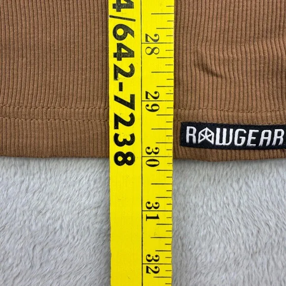 RAWGEAR Shirt Mens Large Ribbed Tank Top Sleeveless Muscle Fit Workout Flex - Picture 5 of 6